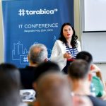 Bogdan Ivanišević and Milica Basta at Tarabica IT conference 5